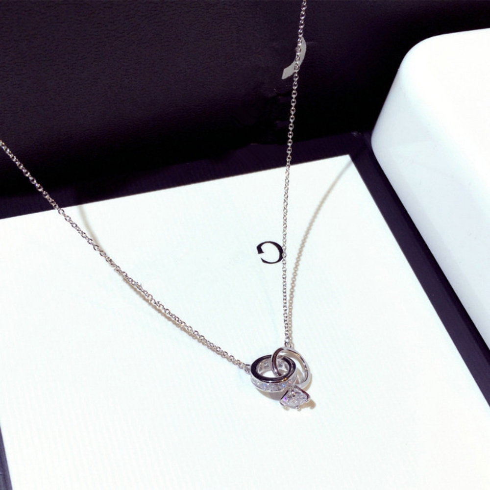 14k gold diamond ring necklace - Picture 10 of 16